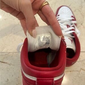 Jordan one Lowe’s gym reds